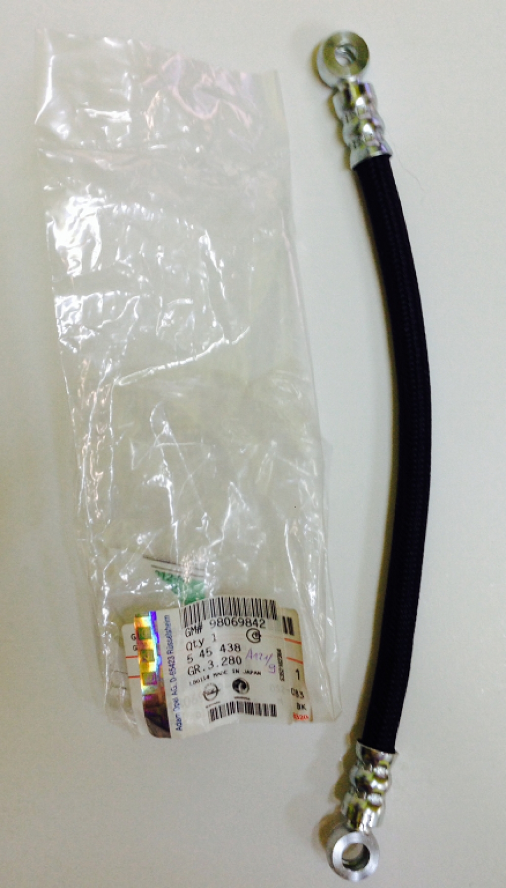 Furtun tur bloc motor la pompa de vid GM